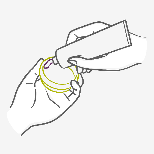 Fill the diaphragm up with spermicide